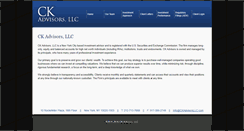 Desktop Screenshot of ckadvisorsllc.com