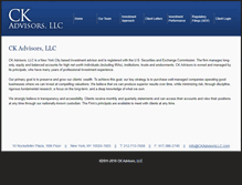 Tablet Screenshot of ckadvisorsllc.com